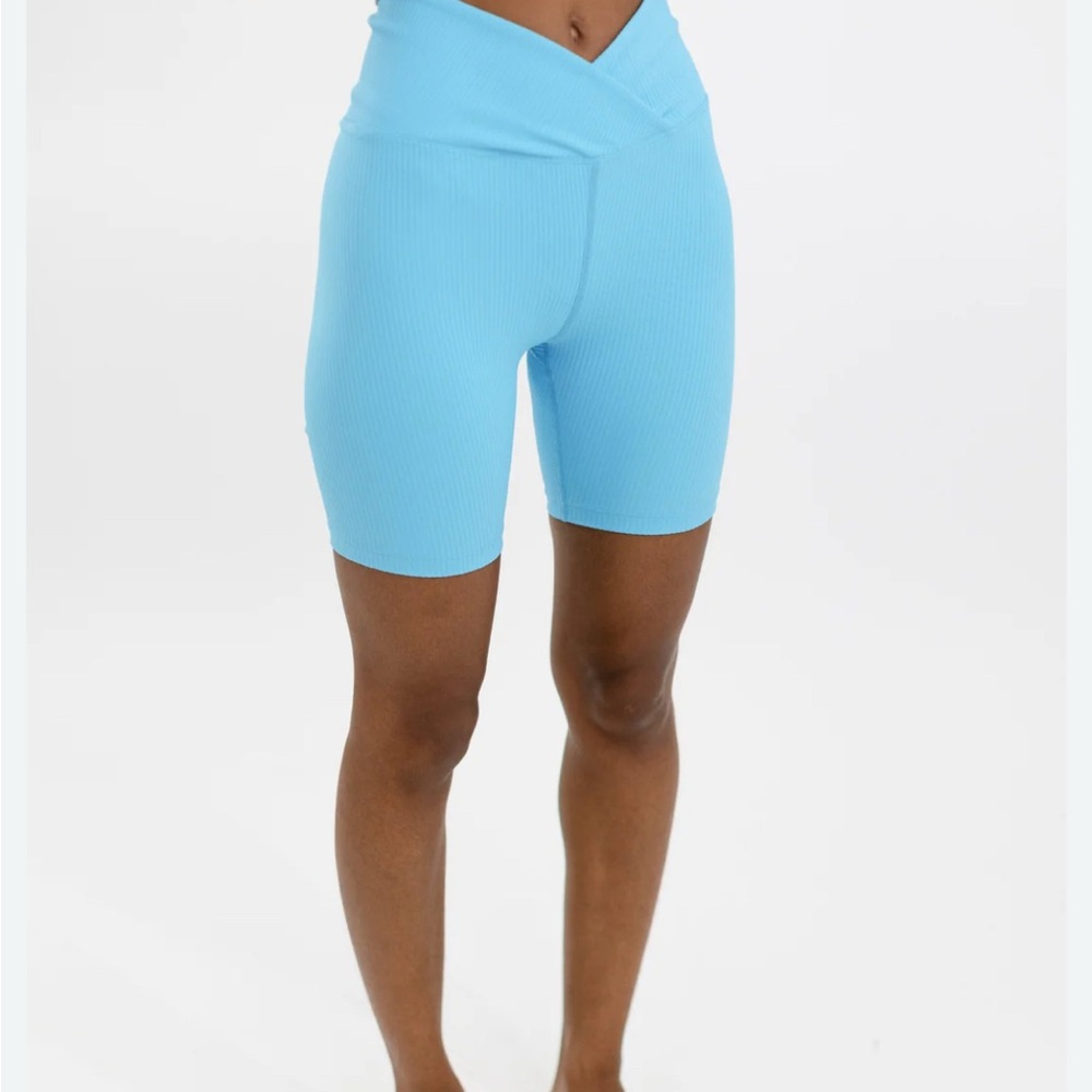 Year of ours ribbed overall shorts V